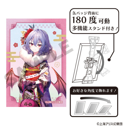 『東方Project』アート缶バッジ レミリア・スカーレット 博麗神社初詣